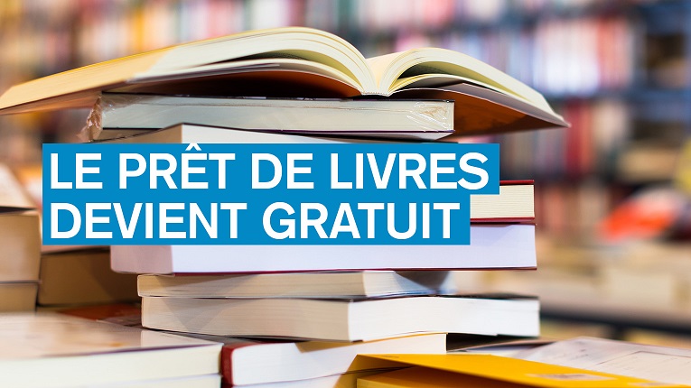 le prêt de livres devient gratuit