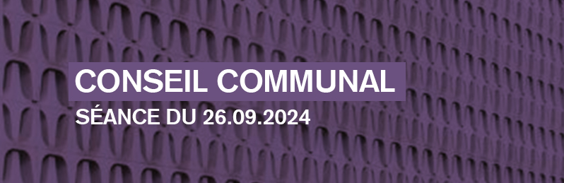 Conseil communal - 26.09.2024